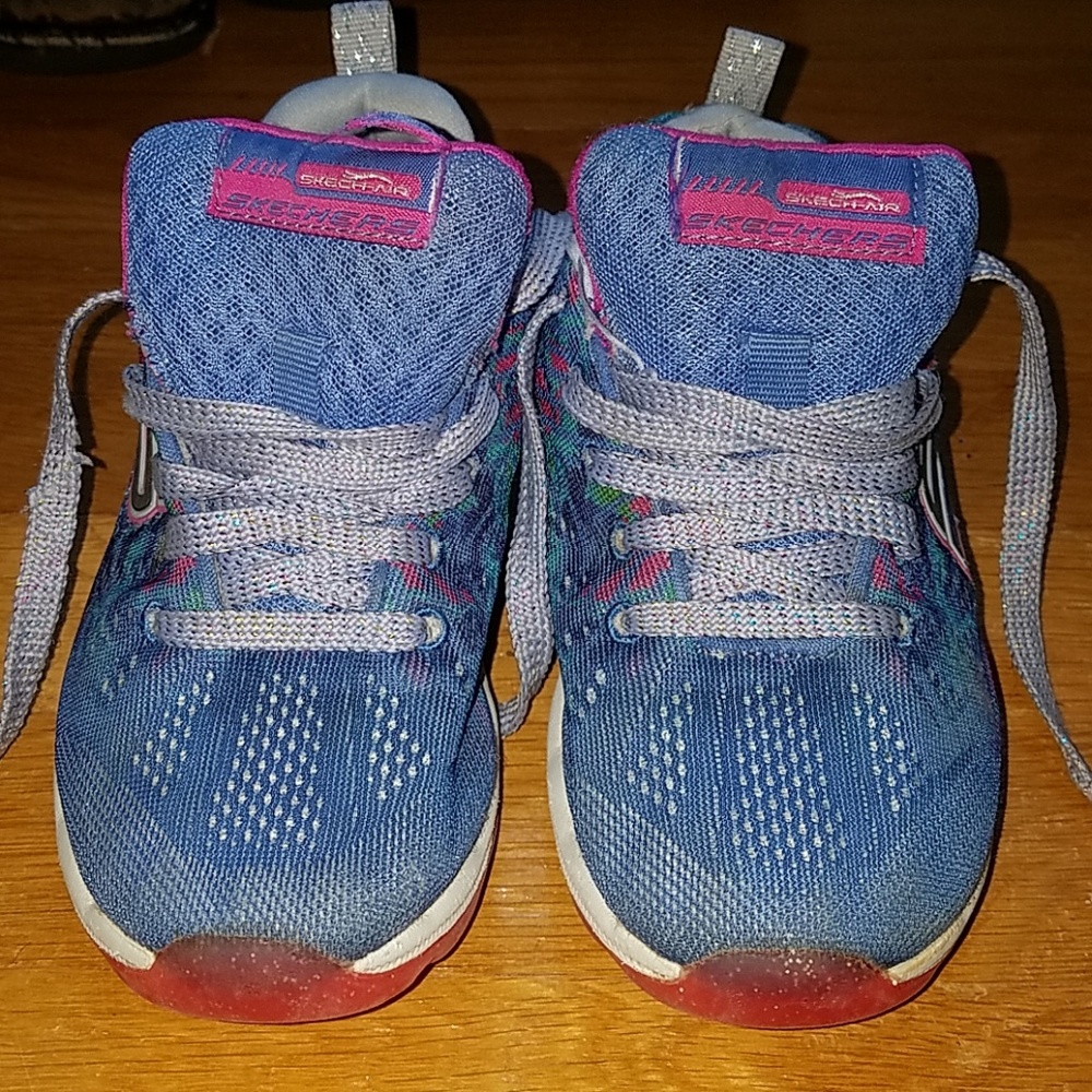 Girls Sketchers Sketchair sneakers, sz 13